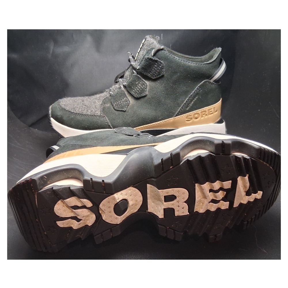 Sorel Kinetic Impact II Wonder Lace Waterproof Boots Black NL5039-010 Womens 7.5 - Picture 6 of 11